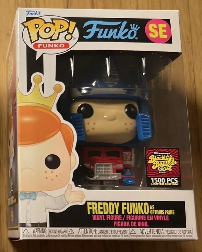 Transformers Freddy Funko as Optimus Prime Funko Pop - 1,500 store PCS